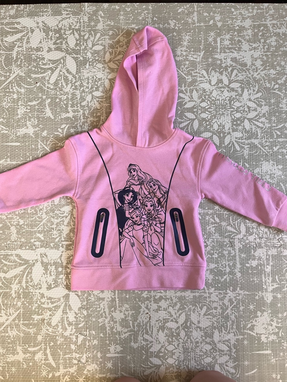 Disney Pink Girls' Princess Graphic Hoodie